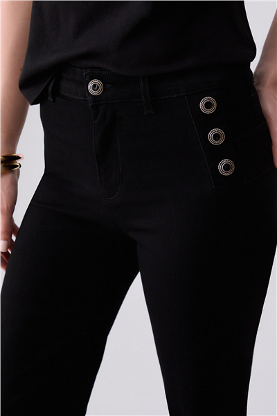 Liu Jo B.Up Flare Button Hw Kadın Jean Pantolon