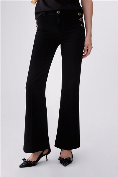 Liu Jo B.Up Flare Button Hw Kadın Jean Pantolon