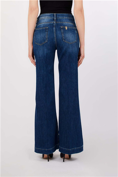 Liu Jo B.Up Flare Button H.W. Kadın Jean Pantolon