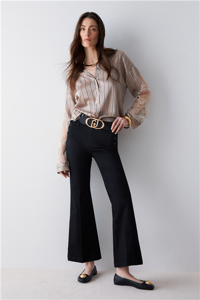 Liu Jo B.Up Flare Jewel H.W. Kadın Pantolon Siyah