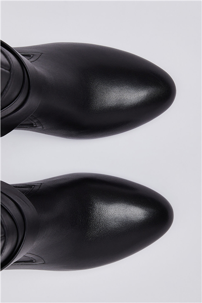 Liu Jo Blake 02 - Ankle Boot Baby Calf Leather Black Kadın Bot Siyah