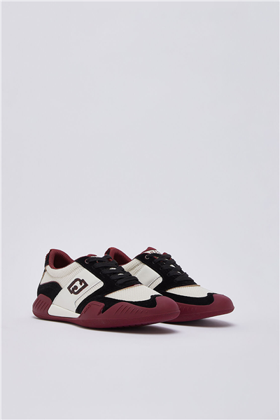 Liu Jo Blossom 02 - Sneaker Cow Suede/Mesh/Calf Milk/Black Kadın Sneaker