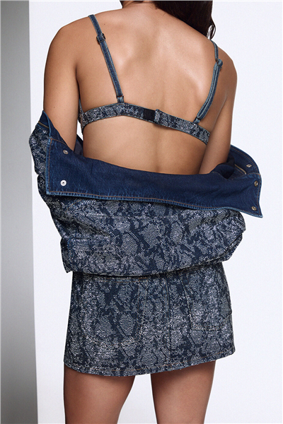 Liu Jo Bralette Denim Kadın Denim Sütyen