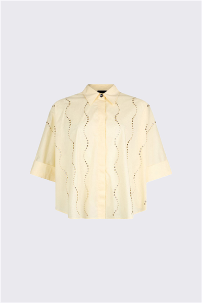 Liu Jo Camicia C/Ricamo Kadın Gömlek Sarı
