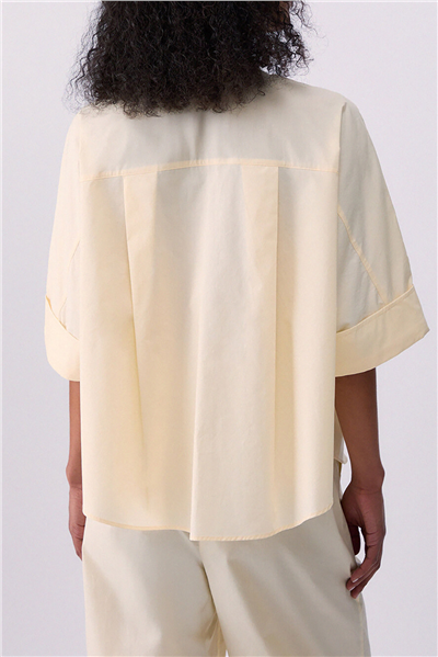 Liu Jo Camicia C/Ricamo Kadın Gömlek Sarı