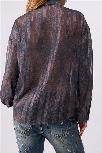 Liu Jo Camicia Digital M/L Kadın Gömlek