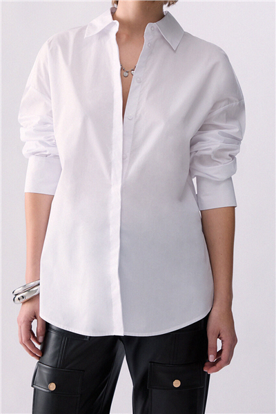 Liu Jo Camicia Ts M/L Kadın Gömlek Beyaz