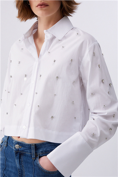 Liu Jo Camicia Ts M/L Kadın Gömlek Beyaz