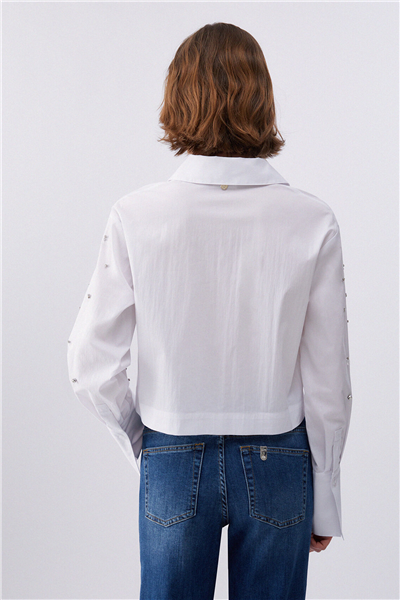 Liu Jo Camicia Ts M/L Kadın Gömlek Beyaz