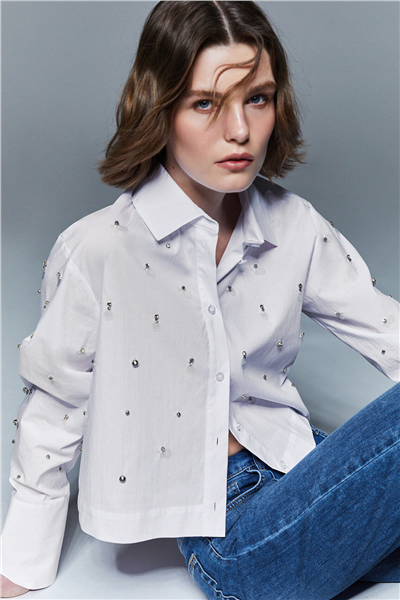Liu Jo Camicia Ts M/L Kadın Gömlek Beyaz