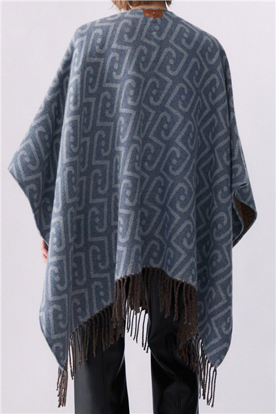 Liu Jo Cappa/Poncho Tessut3 Kadın Panço