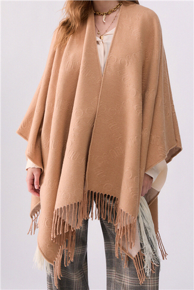 Liu Jo Cappa/Poncho Tessut3 Kadın Panço Çok Renkli