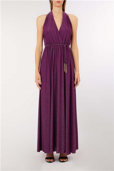 Liu Jo Ecs Abito Lungo Con Spacco Kadın Elbise