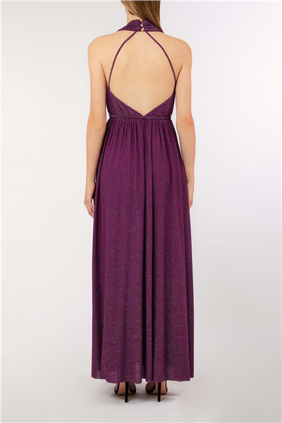 Liu Jo Ecs Abito Lungo Con Spacco Kadın Elbise