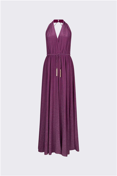 Liu Jo Ecs Abito Lungo Con Spacco Kadın Elbise