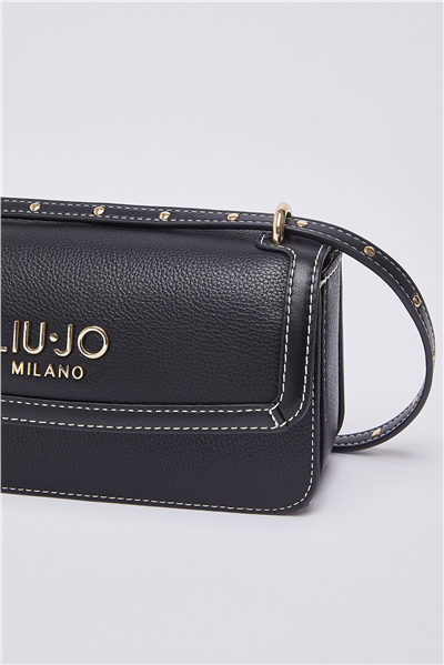Liu Jo Ecs Crossbody East/West Kadın Mini Omuz Çantası Siyah