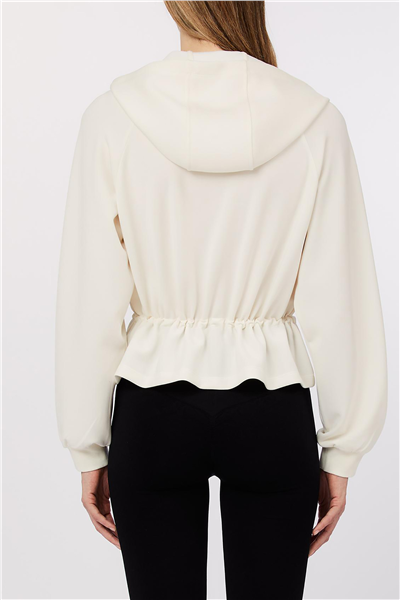 Liu Jo Ecs Felpa Aperta Kadın Kapüşonlu Sweatshirt