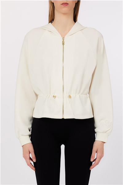 Liu Jo Ecs Felpa Aperta Kadın Kapüşonlu Sweatshirt