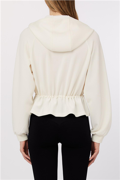 Liu Jo Ecs Felpa Aperta Kadın Kapüşonlu Sweatshirt