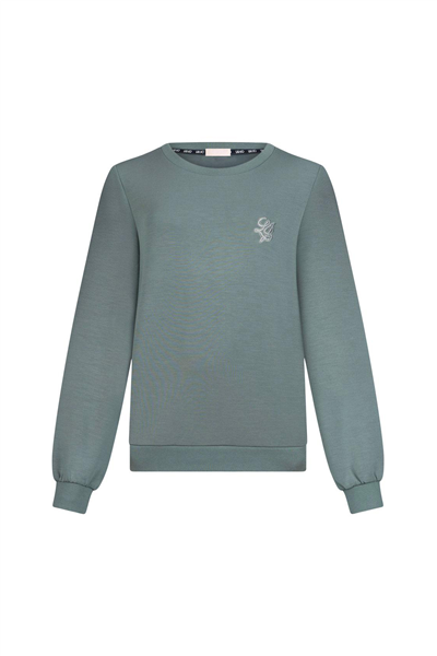 Liu Jo Ecs Felpa Chiusa Kadın Bisiklet Yaka Sweatshirt