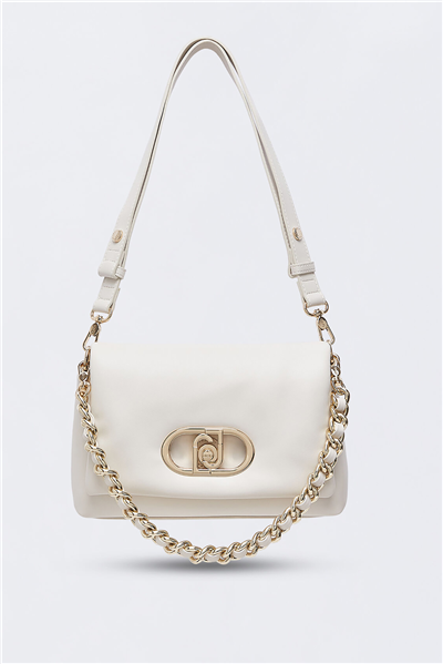 Liu Jo Ecs M Crossbody Kadın Mini Omuz Çantası Krem
