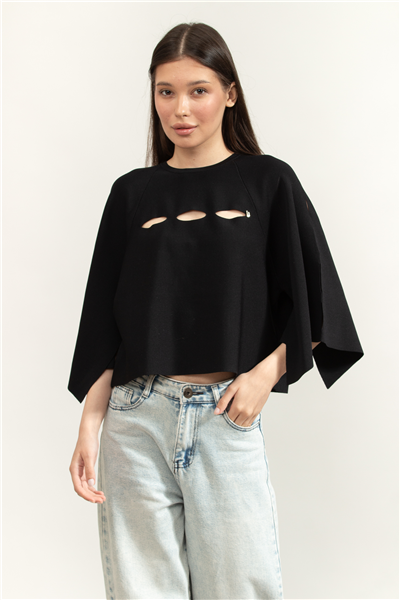 Liu Jo Ecs Maglia Chiusa M/C Kadın Triko