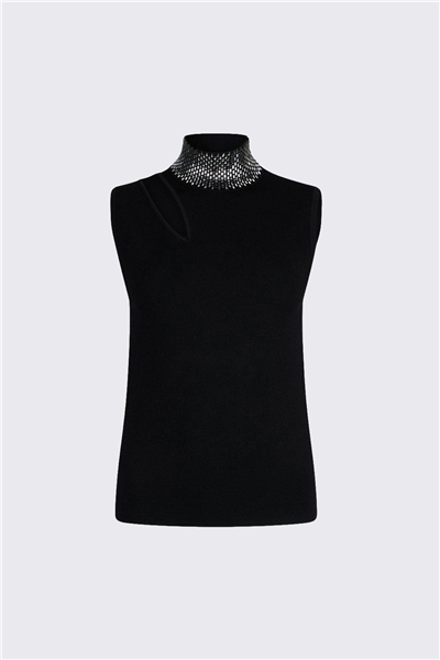 Liu Jo Ecs Maglia Chiusa S/M Kadın Triko