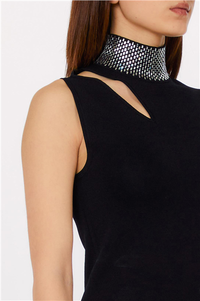 Liu Jo Ecs Maglia Chiusa S/M Kadın Triko