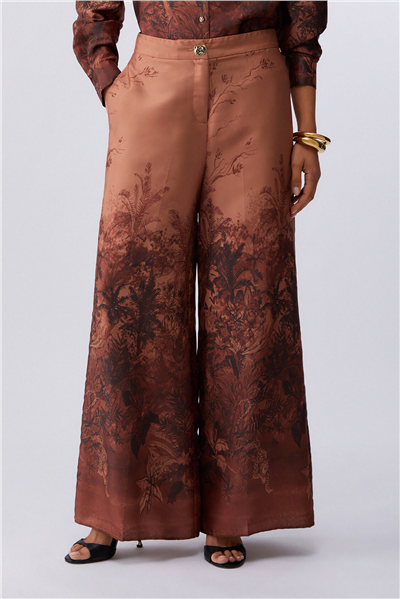Liu Jo Ecs Pant.Palazzo Kadın Pantolon Çok Renkli