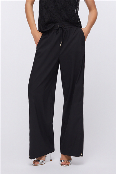 Liu Jo Ecs Pant.Ts Tpotf Lungo Kadın Pantolon Siyah