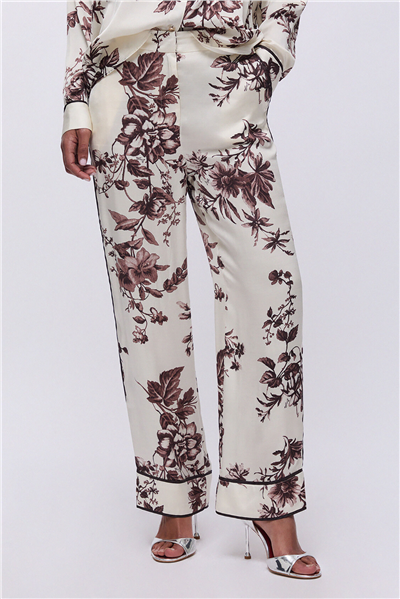 Liu Jo Ecs Pant. Con Piping Kadın Pantolon Çok Renkli