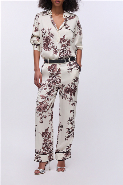 Liu Jo Ecs Pant. Con Piping Kadın Pantolon Çok Renkli