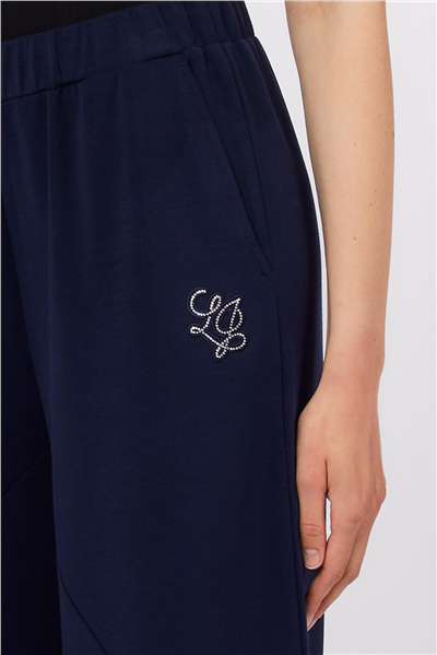 Liu Jo Ecs Pant.Jersey Lungo Kadın Eşofman Altı Mavi