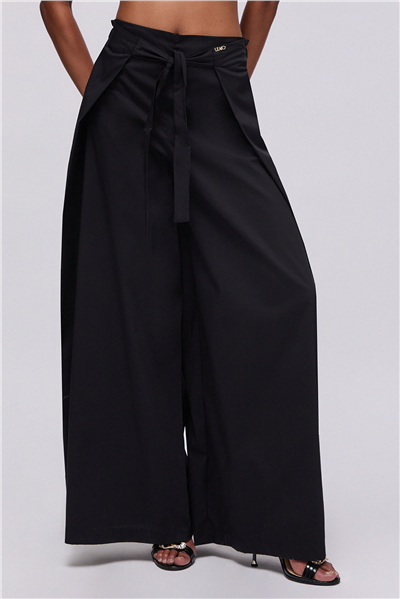 Liu Jo Ecs Pant.Lungo T.Unita Kadın Plaj Pantolonu Siyah