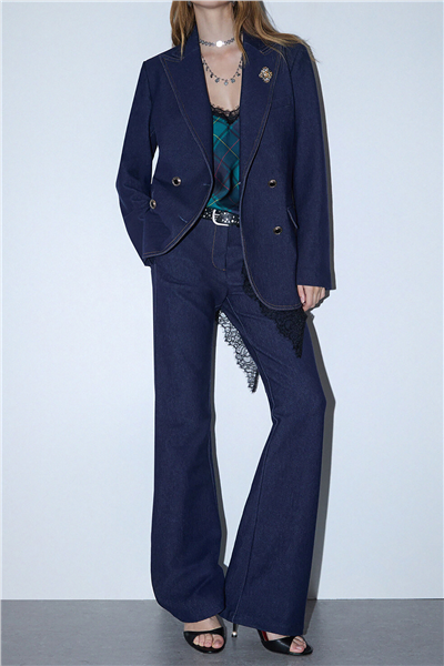 Liu Jo Giacca Denim Dandy Kadın Kot Mont Çok Renkli