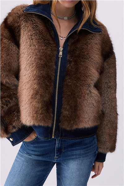 Liu Jo Giubbino Denim Soft Kadın Kot Mont