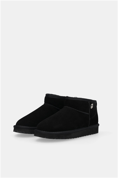 Liu Jo Jil 01 - Ankle Boot Cow Suede Black Kadın Bot Siyah