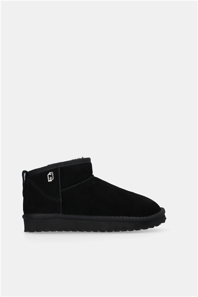 Liu Jo Jil 01 - Ankle Boot Cow Suede Black Kadın Bot Siyah