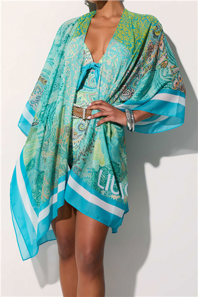 Liu Jo Kaftano Beach Aperto Kadın Kaftan Çok Renkli