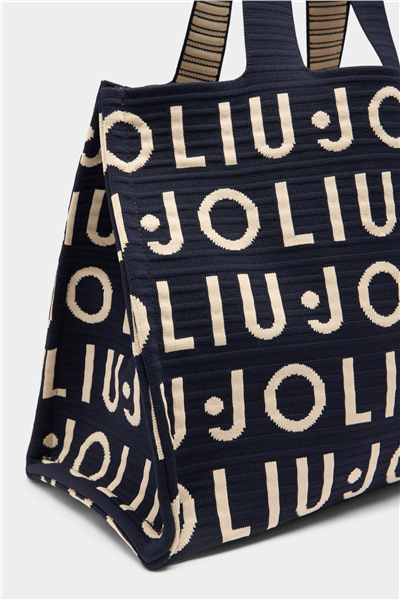 Liu Jo L Tote Knitted Logo Kadın Mini Omuz Çantası