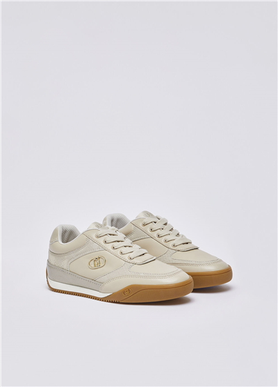 Liu Jo Lewis 01 - Sneaker Calf Leather/Printed Black Kadın Sneaker Çok Renkli