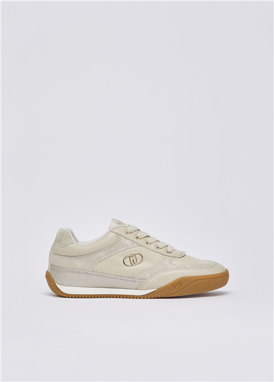 Liu Jo Lewis 01 - Sneaker Calf Leather/Printed Black Kadın Sneaker Çok Renkli