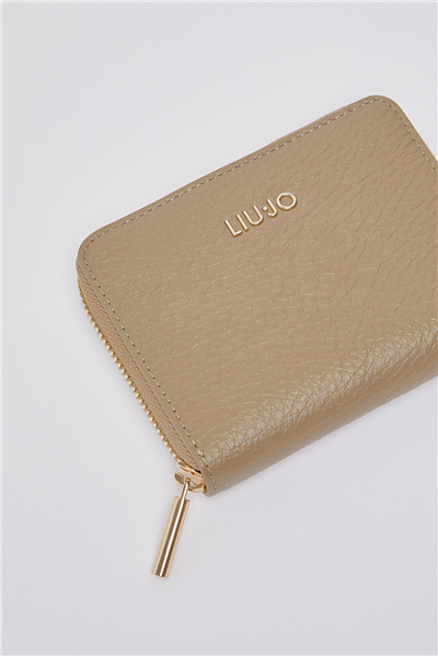 Liu Jo M Zip Around Kadın Cüzdan Vizon