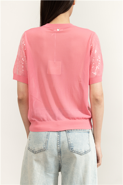 Liu Jo Maglia Chiusa M/C Kadın Triko