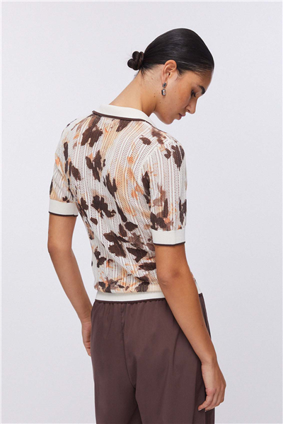 Liu Jo Maglia Chiusa M/C Kadın Triko