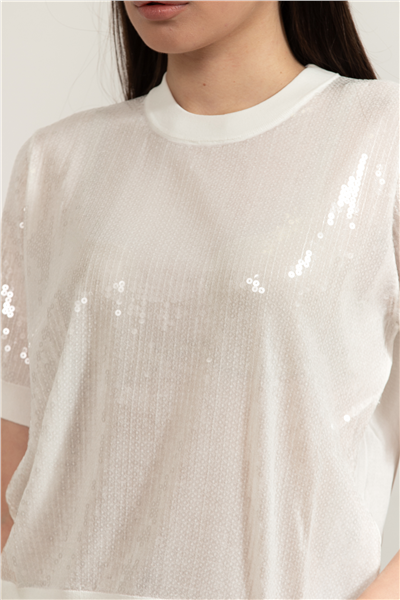 Liu Jo Maglia Chiusa M/C Kadın Triko