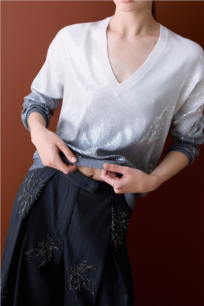 Liu Jo Maglia Chiusa M/L Kadın Bluz