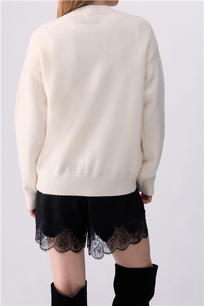Liu Jo Maglia Chiusa M/L Kadın Kazak