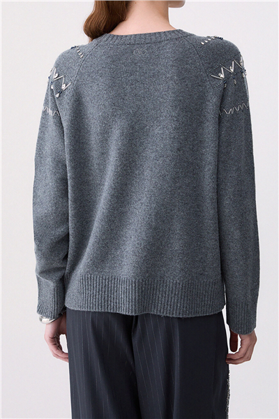 Liu Jo Maglia Chiusa M/L Kadın Kazak
