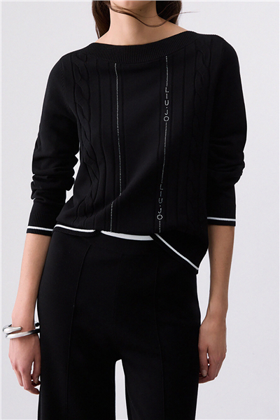 Liu Jo Maglia Chiusa M/L Kadın Triko